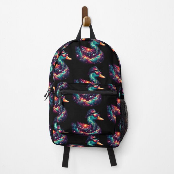 Item preview, "Cosmic Cool Duck" - Nebula & Fashion Fusion designed and sold by slothsandducks.
