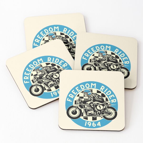 Item preview, Vintage Motorcycle Racer Freedom Rider Blue 1964 designed and sold by tommysnider.