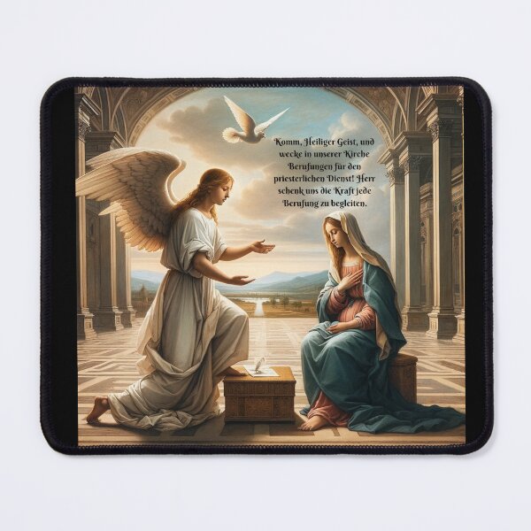 Item preview, Annunciation Mouse Pad designed and sold by JohannesLux.