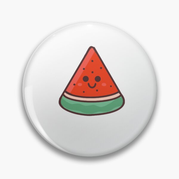 Artikelvorschau, Cartoon-Wassermelone, Kawaii entworfen und verkauft von Lauren Kenney.