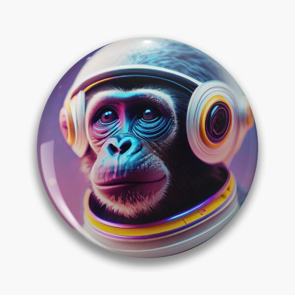 Item preview, Space Monkey Astronaut | Neon DJ | Universe Explorer designed and sold by monkeybusiness.pt.
