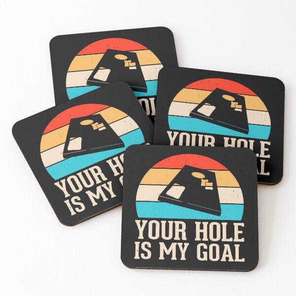Item preview, Your Hole Is My Goal Retro Design - Baggo Bean Bag Toss Game Funny Cornhole Player Vintage designed and sold by naworas.