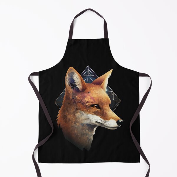 Item preview, GeoFox Elegance: Modern Chic with a Geometric Twist designed and sold by MajesticArtPL.