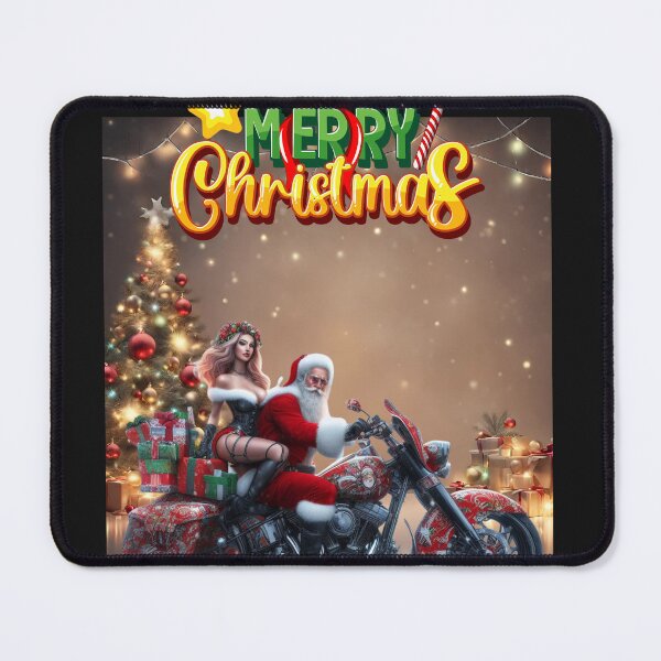 Item preview, Santa Claus and Mrs Claus bikers designed and sold by SeeingBeyond.