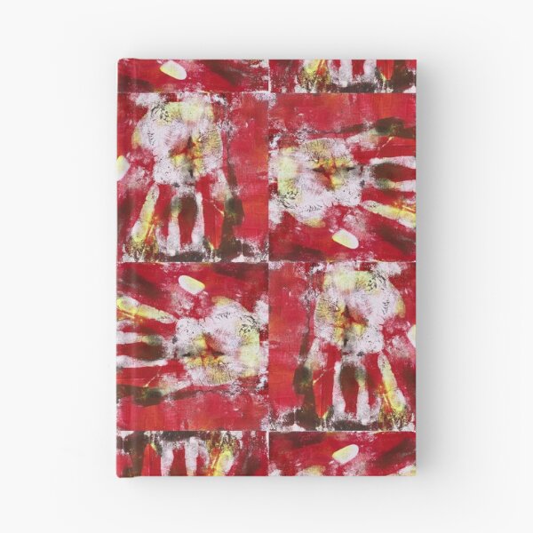 Item preview, Hands Up Monoprint Pattern designed and sold by vallisrowe.