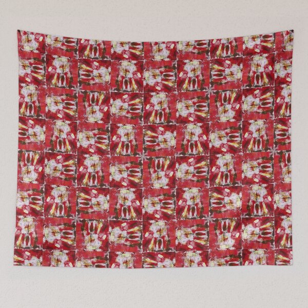 Item preview, Hands Up Monoprint Pattern designed and sold by vallisrowe.