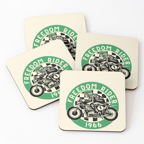 Item preview, Vintage Motorcycle Racer Freedom Rider Green 1966 designed and sold by tommysnider.