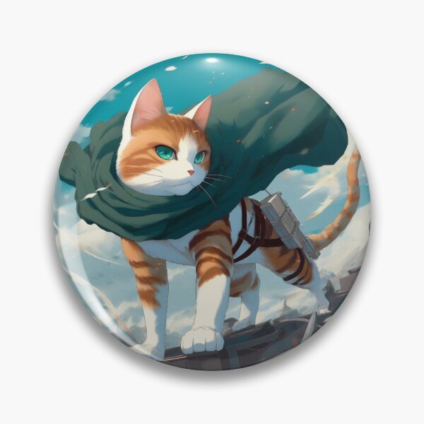 Artikelvorschau, Anime-Katze, die die Wand bewacht entworfen und verkauft von emilies-store.