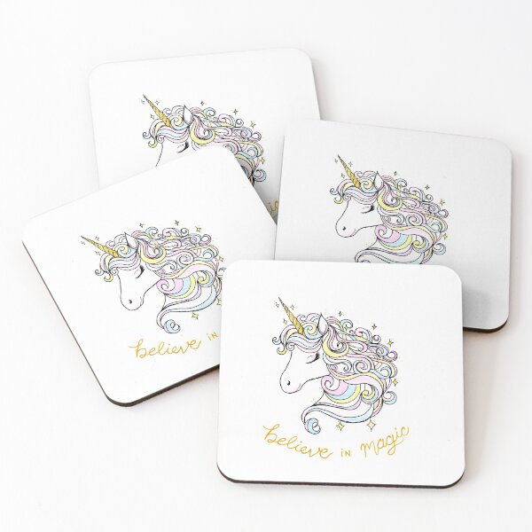 Item preview, BELIEVE IN MAGIC UNICORN designed and sold by Ivy Sanchez.