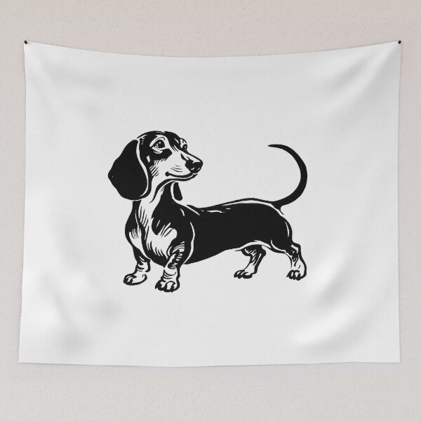 Item preview, Stick Figure of a dash hound  designed and sold by welshdesigns.