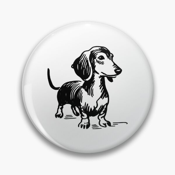 Item preview, Stick Figure of a dash hound  designed and sold by welshdesigns.