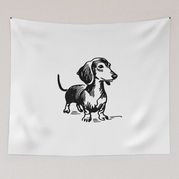 Item preview, Stick Figure of a dash hound  designed and sold by welshdesigns.