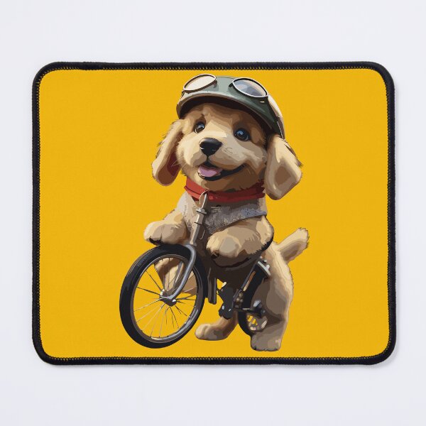 Item preview, cyclist dog designed and sold by Lion-ZG21.