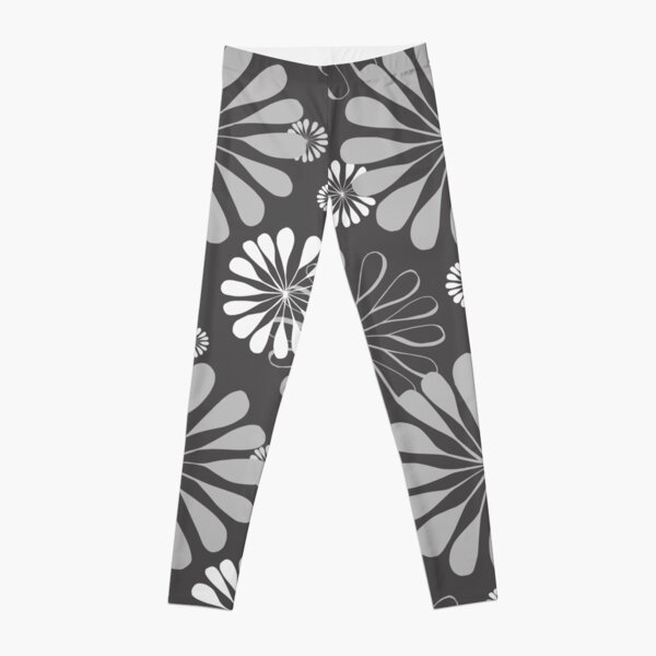 Modern Muted Floral Leggings