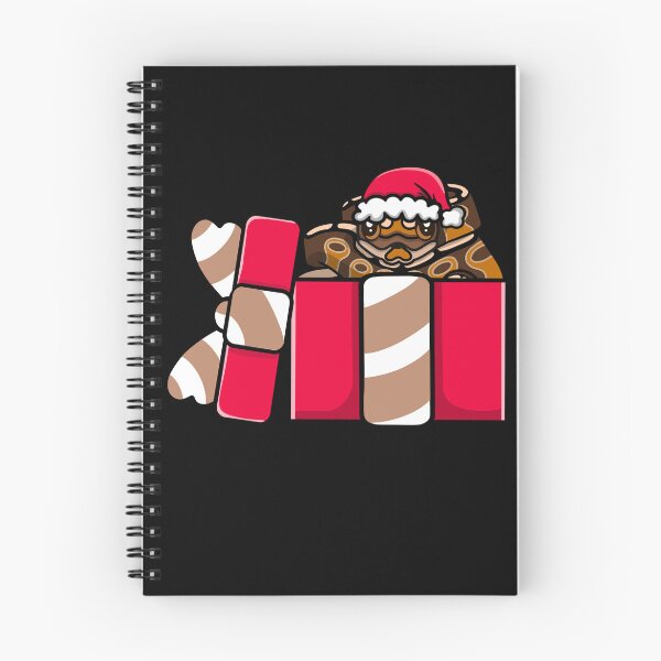 Item preview, Cute Cinnamon Ball Python in Christmas Gift designed and sold by eternallygifted.