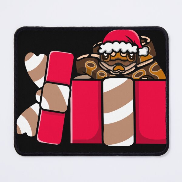 Item preview, Cute Cinnamon Ball Python in Christmas Gift designed and sold by eternallygifted.
