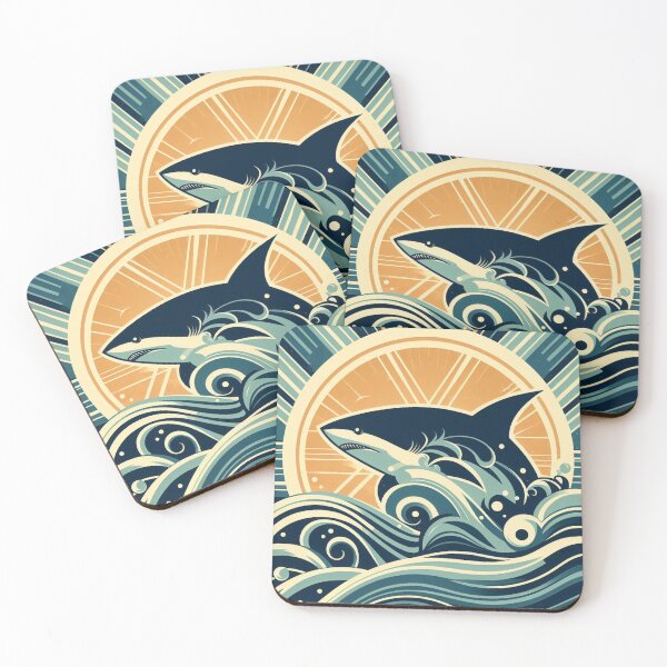 Item preview, Shark Attack at Sunrise designed and sold by scollins5.