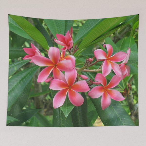 Item preview, Pink Tropical Flowers & Leaves  designed and sold by Julia McMullen.