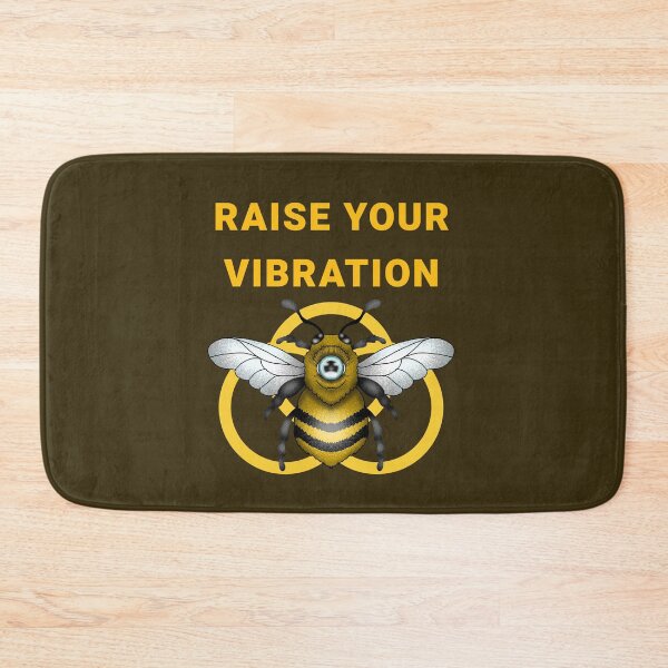 Item preview, raise your vibration bee fantasy animal design designed and sold by La Loca.