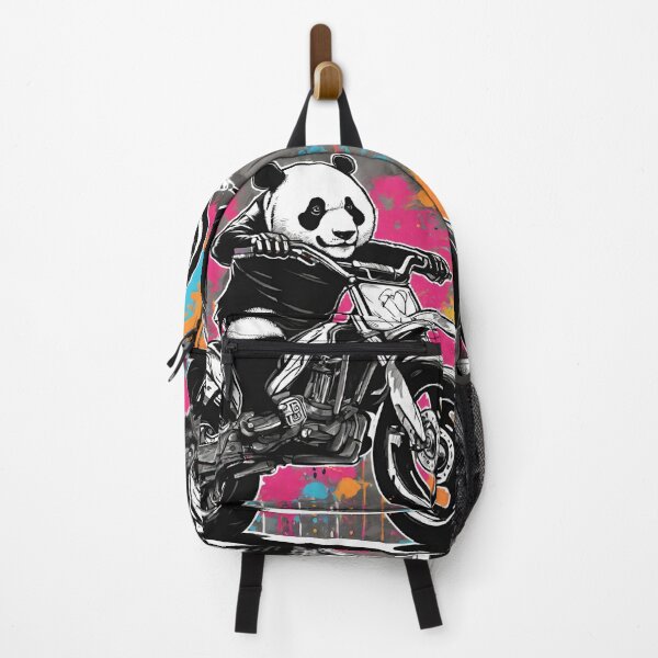 Item preview, Adorable panda bear biker designed and sold by Lost Highway Horror..