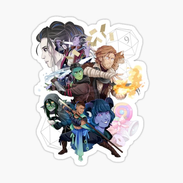The Mighty Nein Sticker