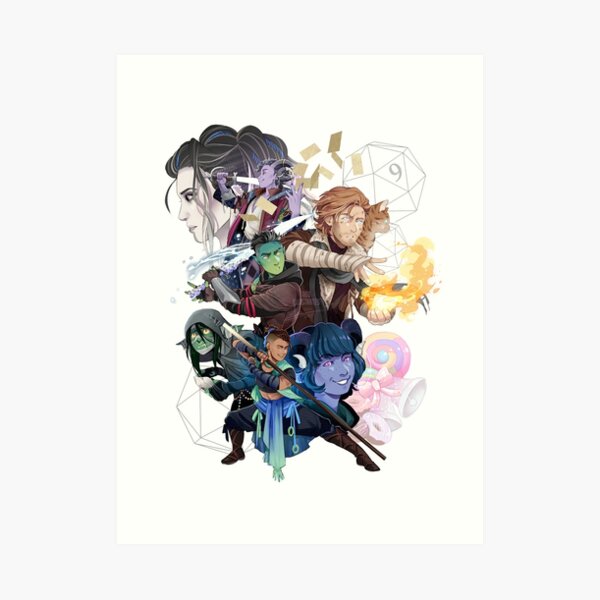 The Mighty Nein Art Print