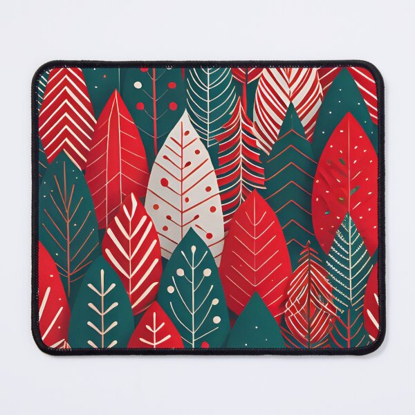 Item preview, Modern christmas tree pattern red and see color design designed and sold by Meandmyshop.