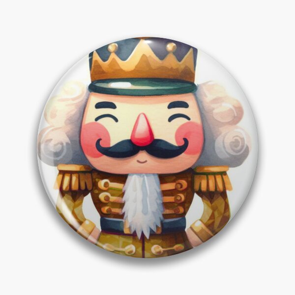 Item preview, Golden Cartoon Nutcracker Watercolor Design designed and sold by Star-Fragment.