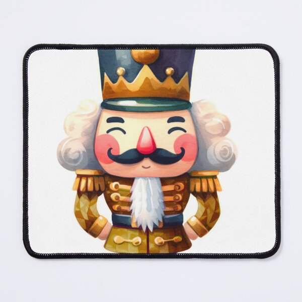 Item preview, Golden Cartoon Nutcracker Watercolor Design designed and sold by Star-Fragment.