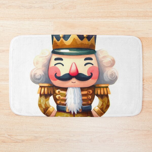 Item preview, Golden Cartoon Nutcracker Watercolor Design designed and sold by Star-Fragment.