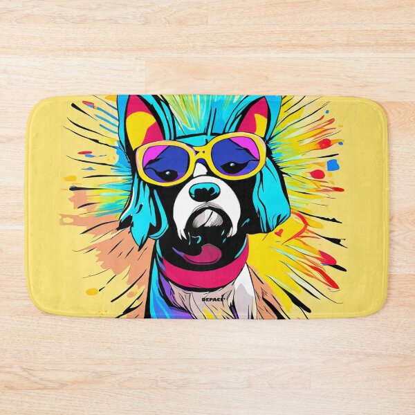 Item preview, Pop-art Dog on Daisy Yellow Background by dePace' designed and sold by mrpropcake.