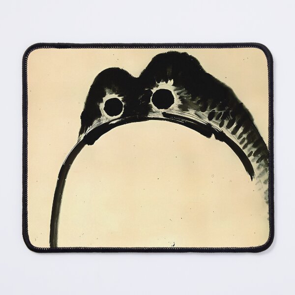 Item preview, Vintage Poster of Matsumotos Famous Grumpy Toad Meme designed and sold by EmeraldeaArt.