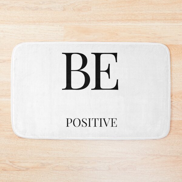 Item preview, Be Positive Motivational phrase   designed and sold by MotivaBoutique.