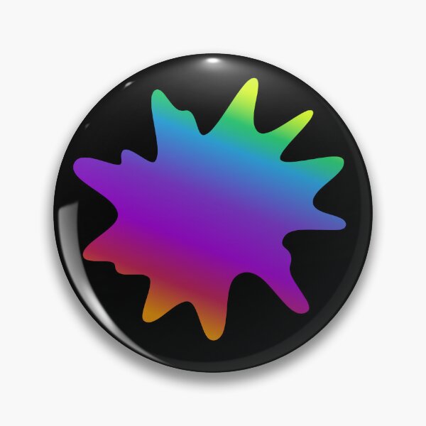 Item preview, Rainbow blotch, a retro splash of rainbow color designed and sold by Zhirafa.