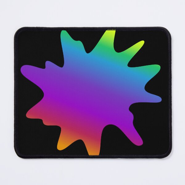 Item preview, Rainbow blotch, a retro splash of rainbow color designed and sold by Zhirafa.