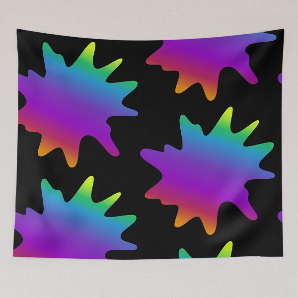 Item preview, Rainbow blotch, a retro splash of rainbow color designed and sold by Zhirafa.
