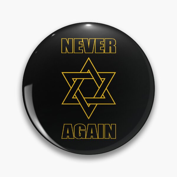 Item preview,  Never Again Jewish Star Of David Support Israel designed and sold by Aide.