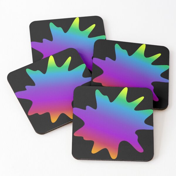 Item preview, Rainbow blotch, a retro splash of rainbow color designed and sold by Zhirafa.