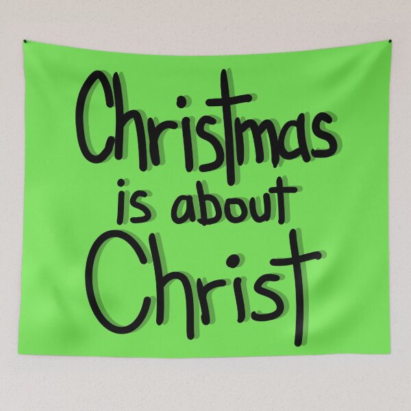 Item preview, Christmas Is About Christ designed and sold by TheArtCave.