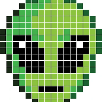 Artwork thumbnail, Pixel Invader Alien by Pixel-Invader