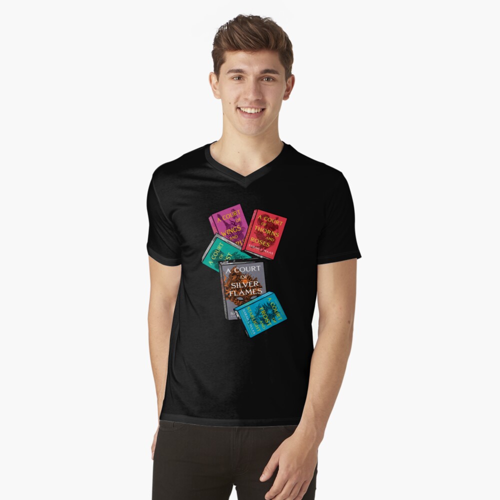 Item preview, V-Neck T-Shirt designed and sold by StickyBook.