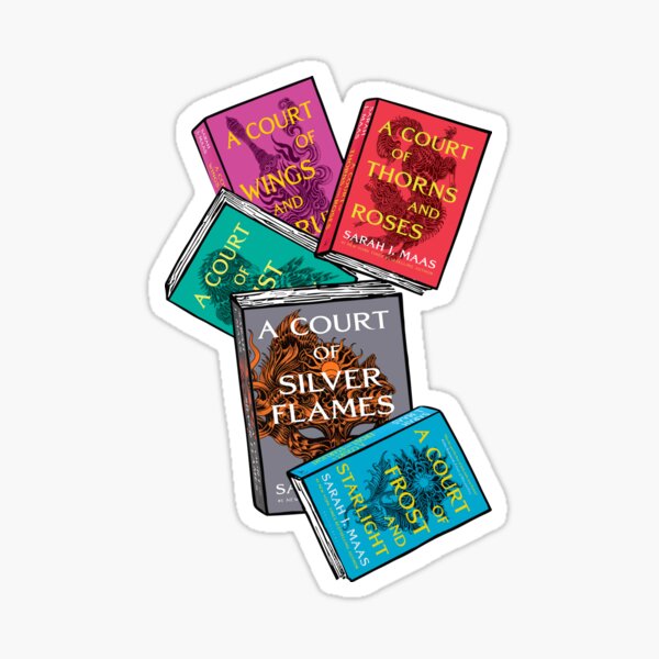 acotar books Bookish 4 Book Pack Book Set Sticker for Sale by StickyBook