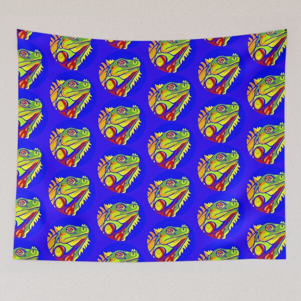 Item preview, Lagarto Dragón Iguana Colorida Mágica designed and sold by BagChemistry.