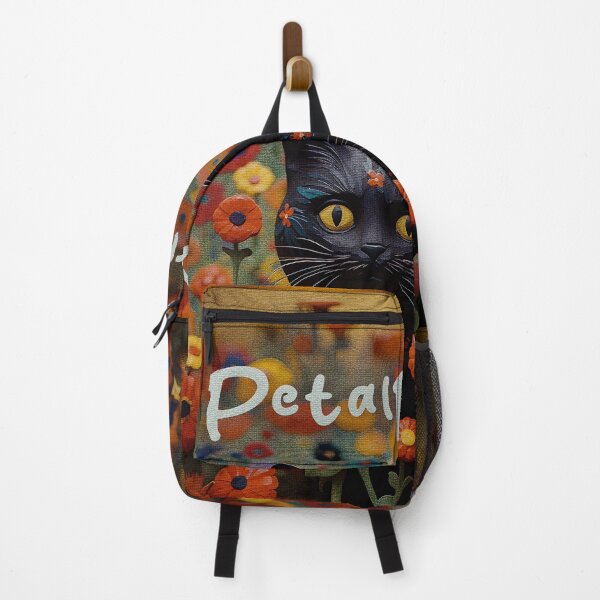 Item preview, Enchanted Floral Cat, Vibrant Garden Whimsy Art designed and sold by inkArtistryfine.