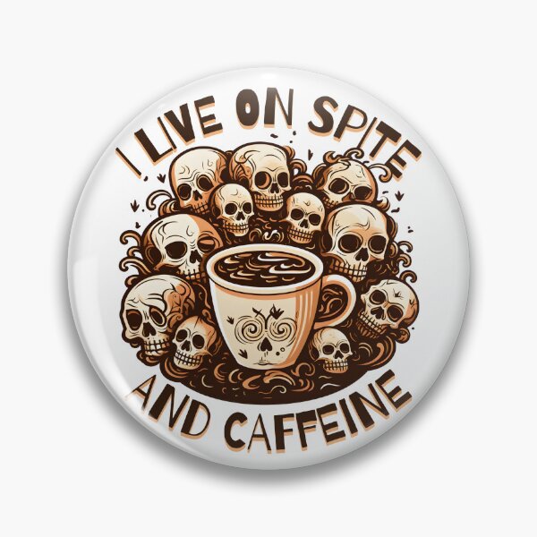 Item preview, I Live on Spite and Coffee designed and sold by Studio Bankai.