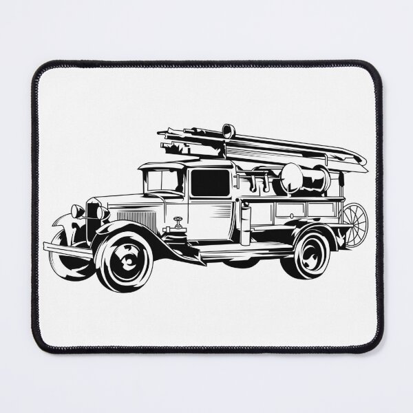 Item preview, Retro American Firetruck, Firefighter Vehicle designed and sold by Islanr.