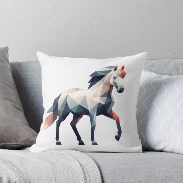 Aperçu de l'œuvre Oeuvre de cheval Low Poly 2 créée et vendue par Geekbits-Store.