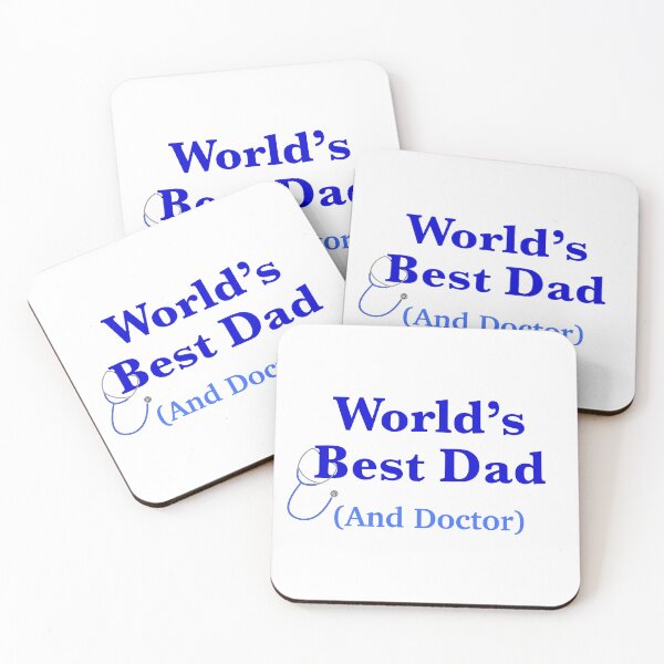 Item preview, World's Best Doctor Dad designed and sold by peachesandfizz.
