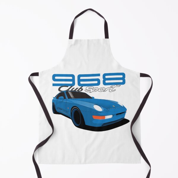 Item preview, Porsche 968 Club Sport Illustration Blue designed and sold by blackdogshop.