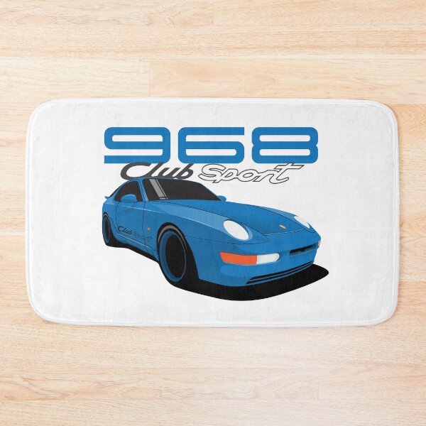 Item preview, Porsche 968 Club Sport Illustration Blue designed and sold by blackdogshop.